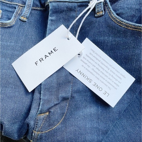 NWT Frame Jeans Le One Skinny Kodak Women’s Size Size 2 Fits Women’s Size 29-34 - Picture 11 of 14
